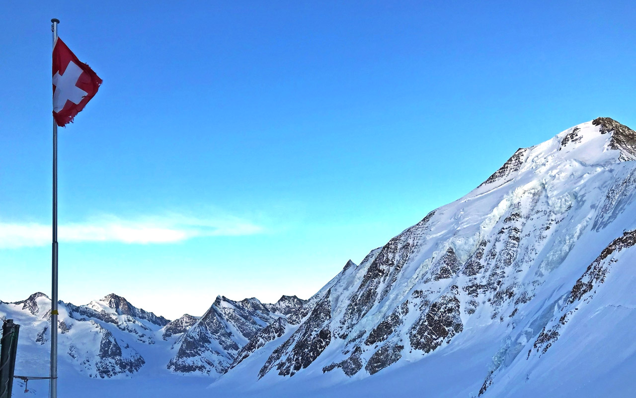 Schneeschuh-Hochtour Jungfraujoch Loetschental