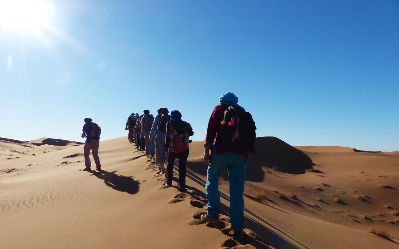 Trekking/Wandern Wüste Marokko