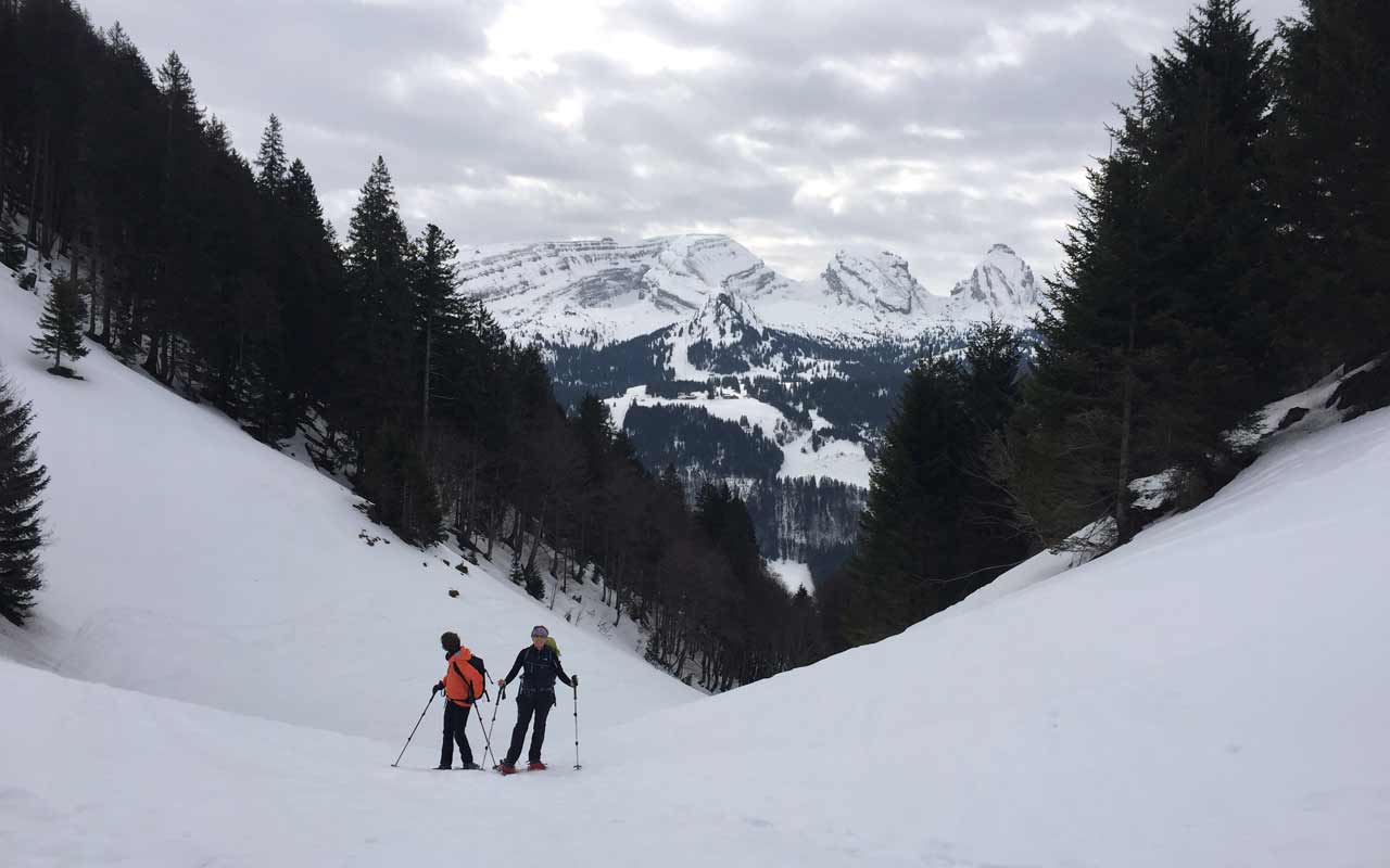 Schneeschuhtour im Toggenburg mit Churfirsten