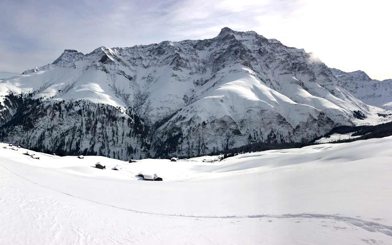 Schneeschuhwandern Safiental Graubünden