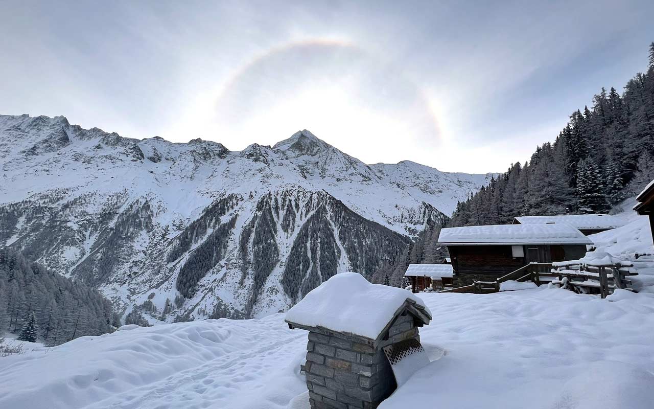 Lötschental Schneeschuhwandern Wallis